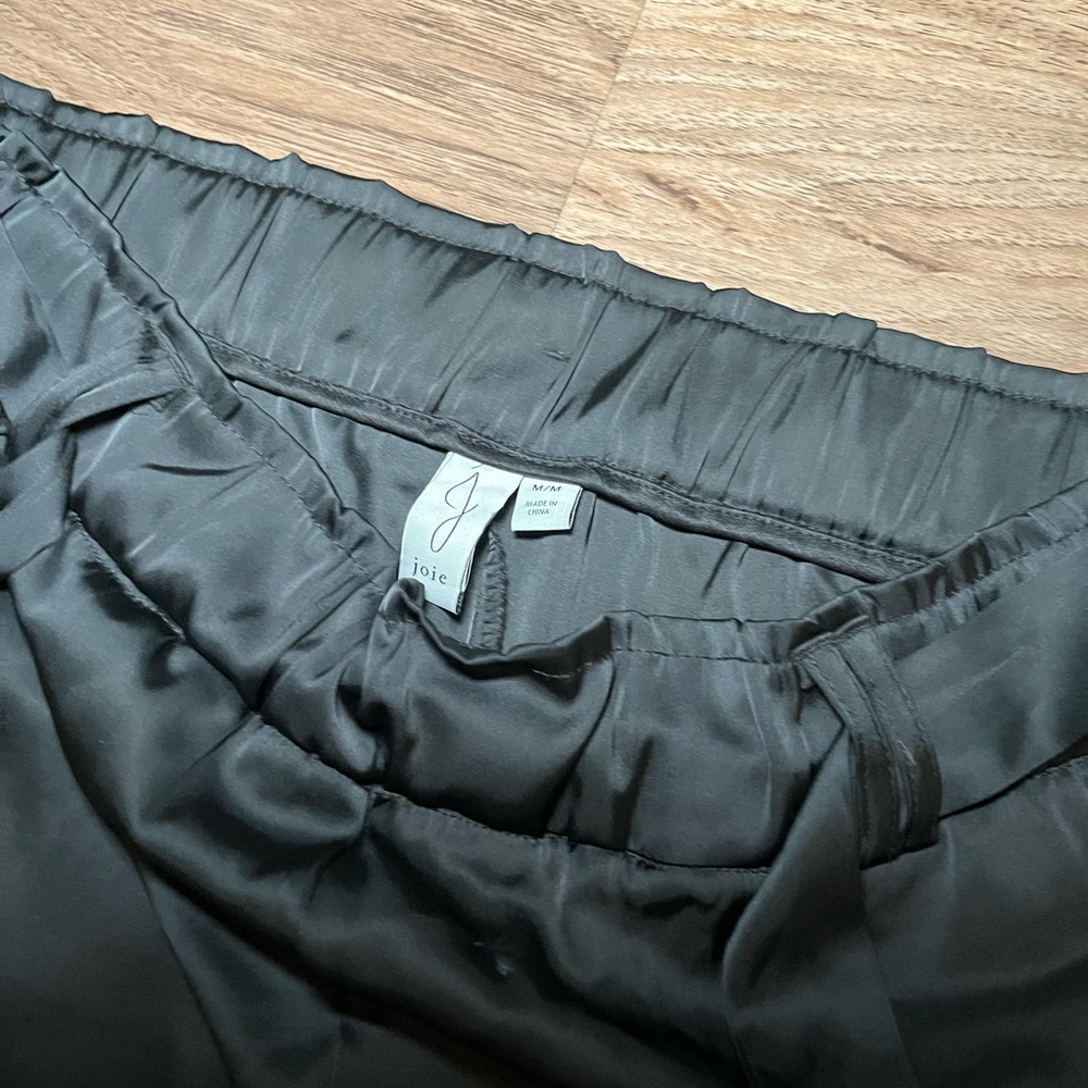 Joie Satin Palazzo Pants